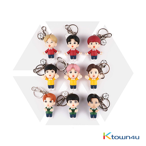EXO  キーリング ミラー付き jp.ktown4u.com : EXO - FIGURE KEYRING (SUHO) (Mirror included)
