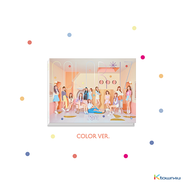 jp.ktown4u.com : IZ*ONE - ミニアルバム1集[COLOR* IZ](COLORバージョン)