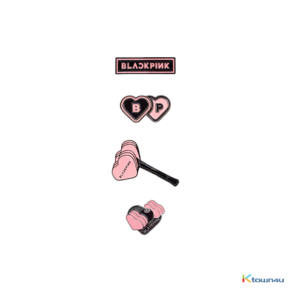 jp.ktown4u.com : BLACKPINK - IN YOUR AREA PIN BADGE (HEART)