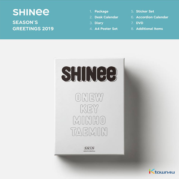 SHINee サイン 直筆 カレンダー 2019