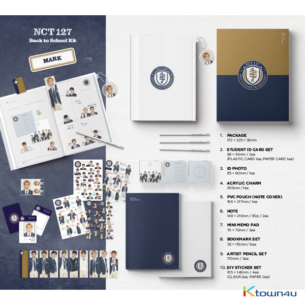 jp.ktown4u.com : NCT 127 - 2019 NCT 127 Back to School Kit