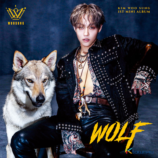 The Rose Kim Woosung retailer Wolf Album With Tattoo Postcard Inclusions