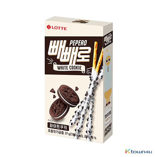 jp.ktown4u.com : [ロッテ]ホワイトクッキーペペロスティック37g*1EA