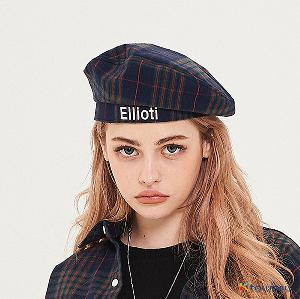 ●ELLIOTI● BERET JERSEY (黒) ベレー帽 BTS着用 日本未入荷 未使用 ELLIOTI ベレー帽 黒 エリオッティ 帽子（○ELLIOTI