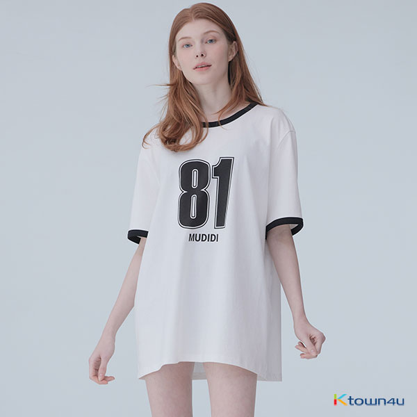 jp.ktown4u.com : - BTS JIN Wear -Oversize numbering t-shirt