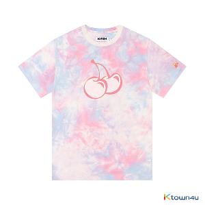 tシャツ KIRSH OFFICIAL TIE DYE HEAT SENSING T-SHIRT KH/タイダイ染めチェリープリント半袖Tシャツ レデ KIRSH（キルシー）の「KIRSH OFFICIAL TIE DYE HEAT SENSING T