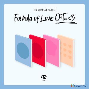 TWICE (トゥワイス) - アルバム3集 [Formula of Love: O+T=<3] (ランダムバージョン) -  jp.ktown4u.com