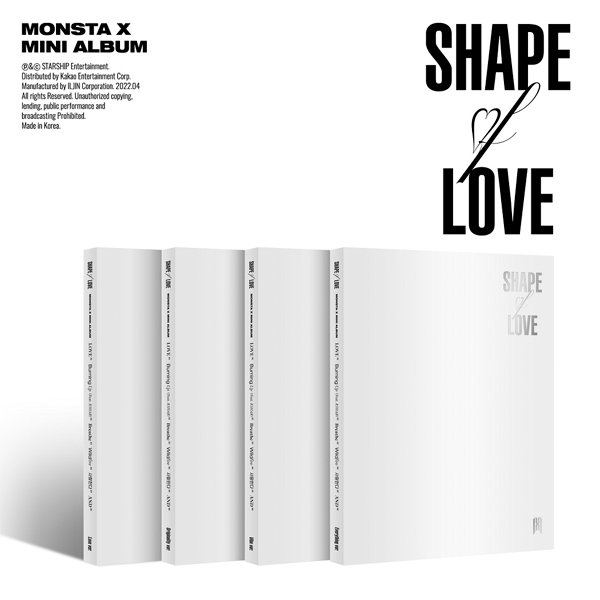 jp.ktown4u.com : MONSTA X - ミニアルバム 11集 [SHAPE of LOVE