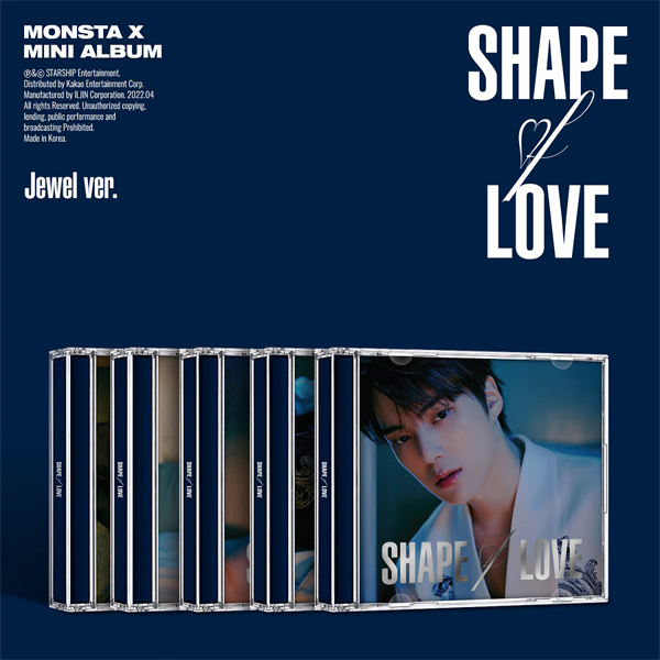 MONSTA X ヒョンウォン shape of love 5セット jp.ktown4u.com : [5CD セット] MONSTA X - ミニアルバム 11集 [SHAPE