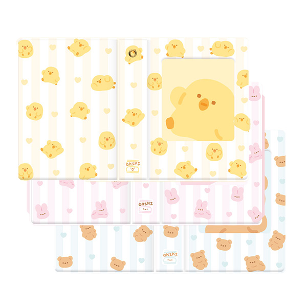 たいち　キャンペーン　A4三枚セット Laser Color A4 Photocard Binder D Ring Large 9Grid Collect