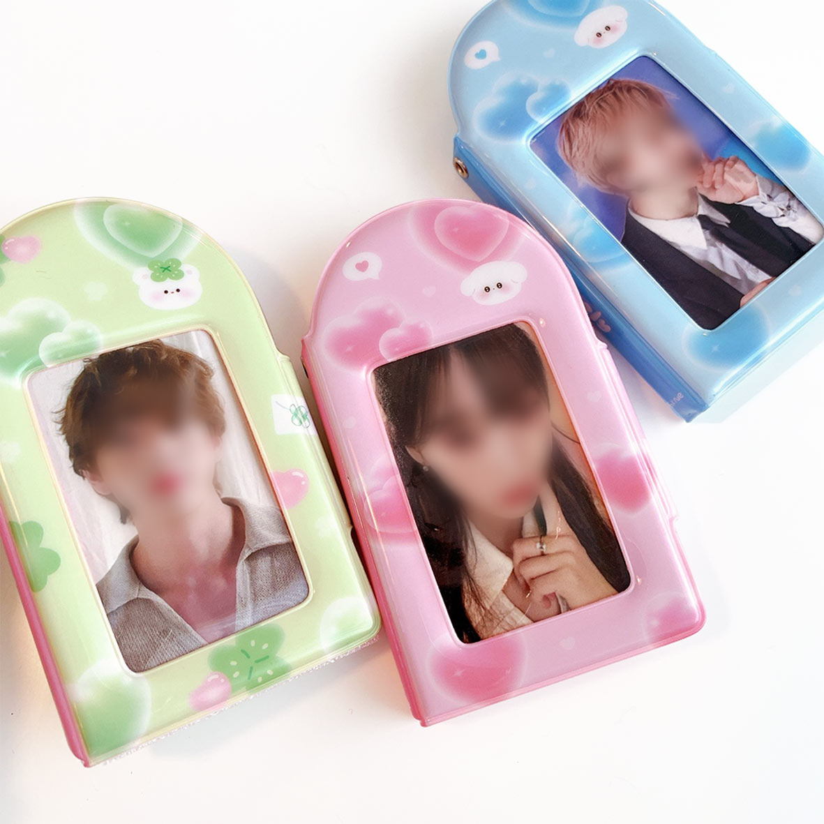 jp.ktown4u.com : pink rue photocard holder book(3type)