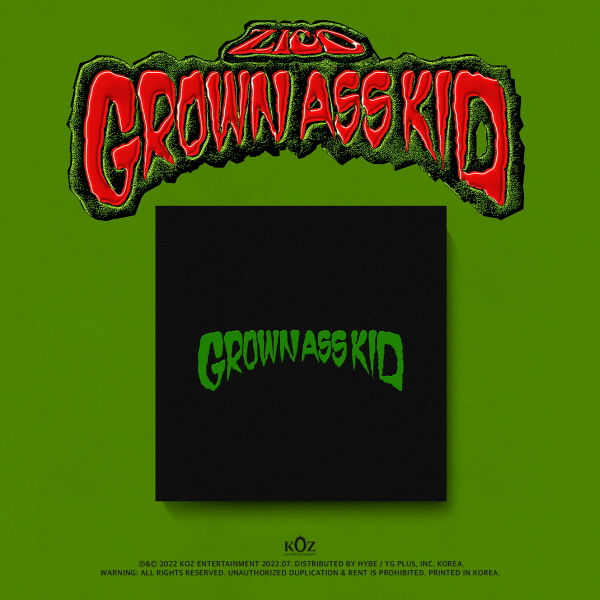 jp.ktown4u.com : ZICO - ミニアルバム 4集 [Grown Ass Kid]