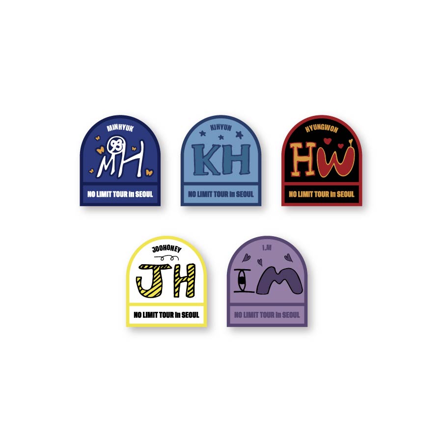 jp.ktown4u.com : MONSTA X - WAPPEN BADGE [NO LIMIT TOUR in SEOUL