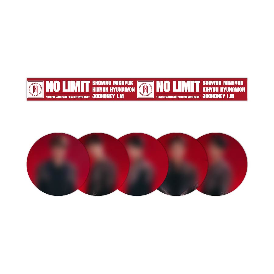 jp.ktown4u.com : MONSTA X - BOX TAPE+CIRCLE PHOTOCARD SET [NO