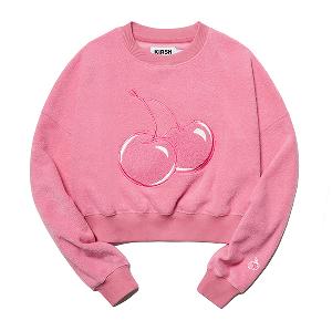 KIRSHBIGCHERRY NAPPING SWEATSHIRTスウェット BIG CHERRY NAPPING SWEATSHIRT [BLACK] - KIRSH | 60% - Asian