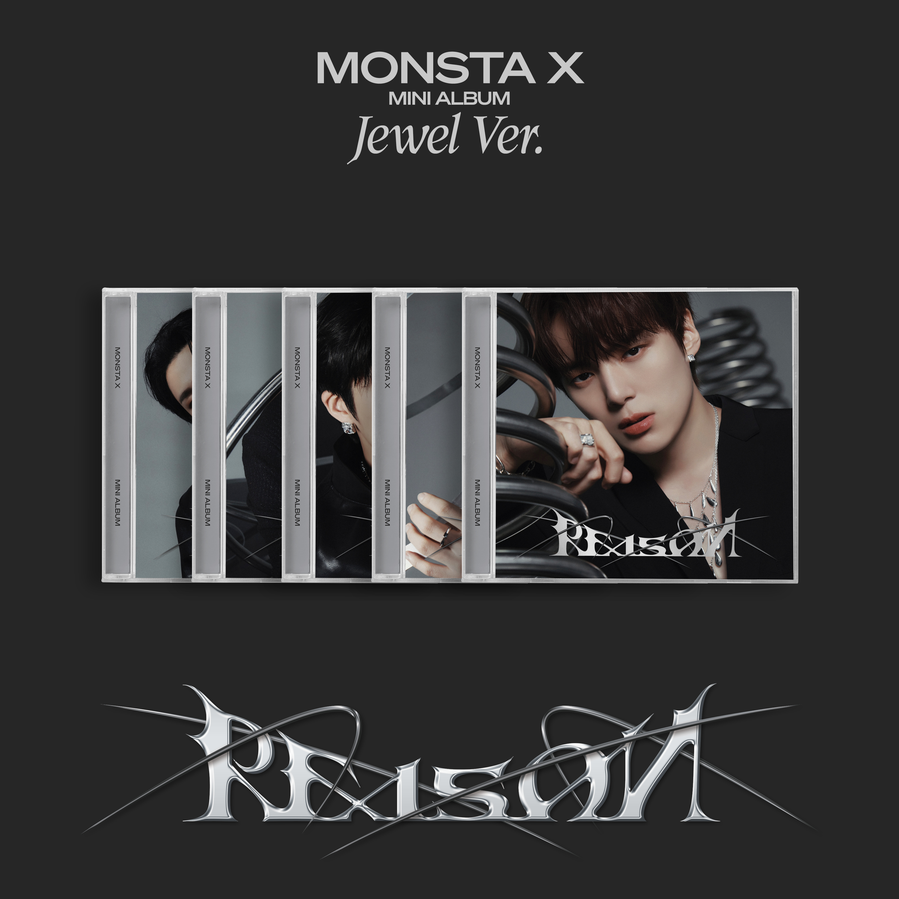 jp.ktown4u.com : MONSTA X - ミニアルバム12集 [REASON] (Jewel Ver