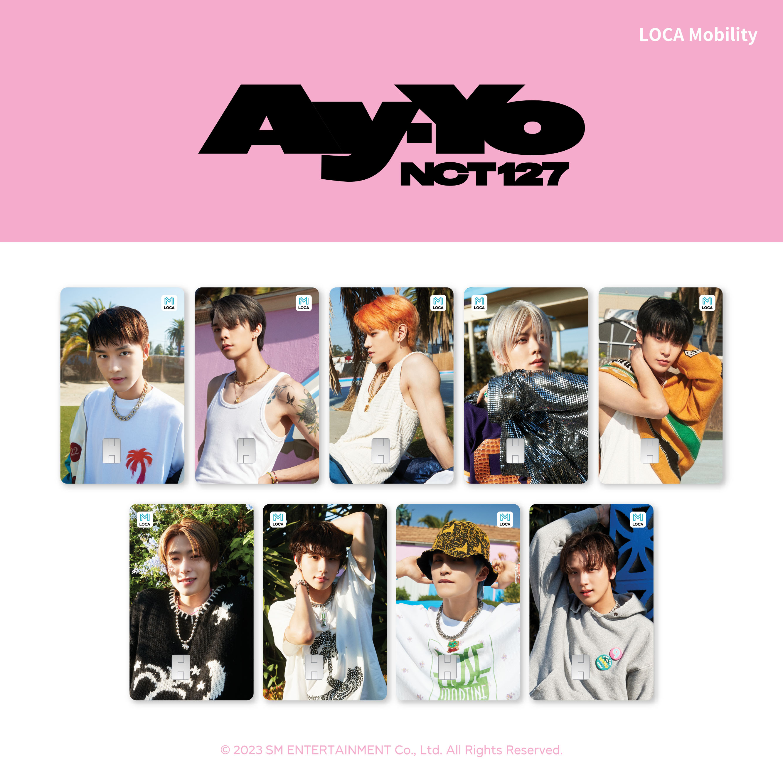 jp.ktown4u.com : NCT 127 - LOCAMOBILITY CARD_Ay-Yo