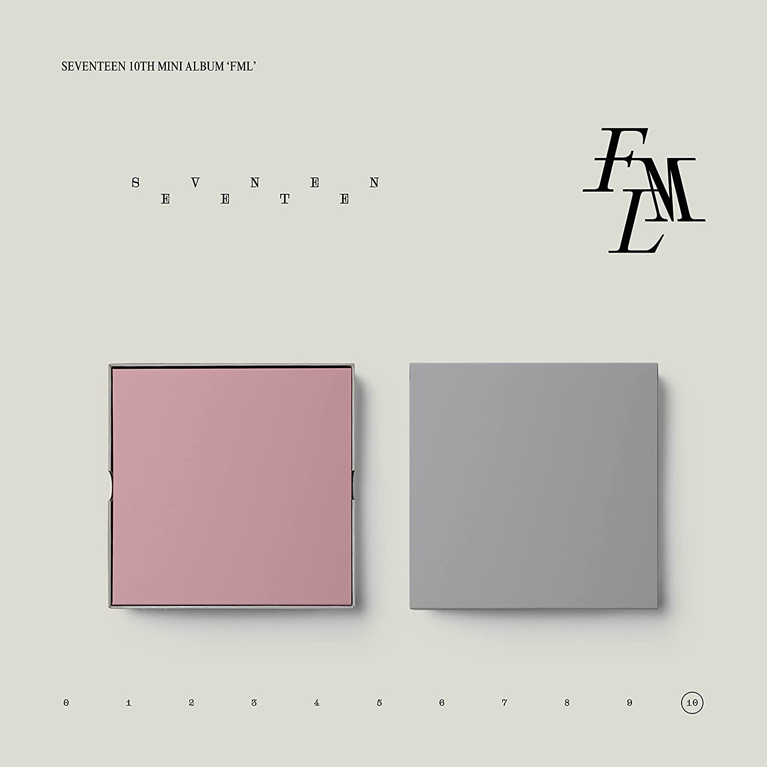 SEVENTEEN 10th Mini Album「FML」 SEVENTEEN - 10TH MINI ALBUM ' FML DELUXE Ver 韓国盤 公式 アルバム