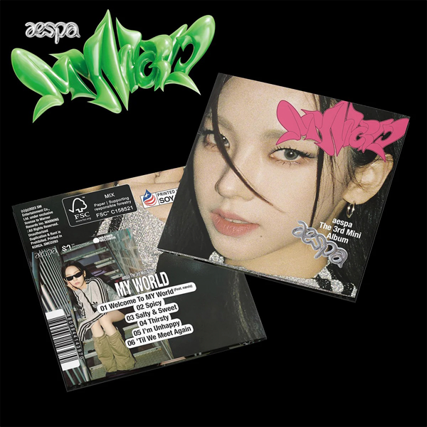 jp.ktown4u.com : aespa - The 3rd Mini Album [MY WORLD