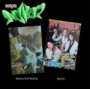 jp.ktown4u.com : aespa - The 3rd Mini Album [MY WORLD] (Zine Ver 