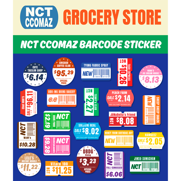 jp.ktown4u.com : NCT - CCOMAZ BARCODE STICKER [NCT CCOMAZ