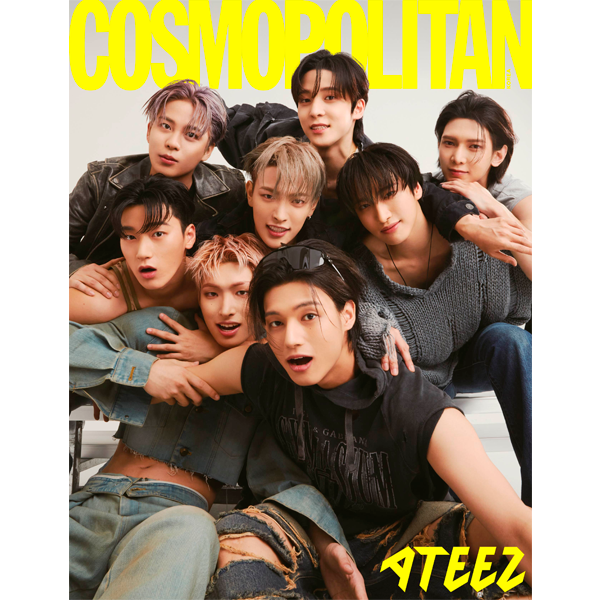 jp.ktown4u.com : COSMOPOLITAN 2023.08 A TYPE (Cover : ATEEZ ...