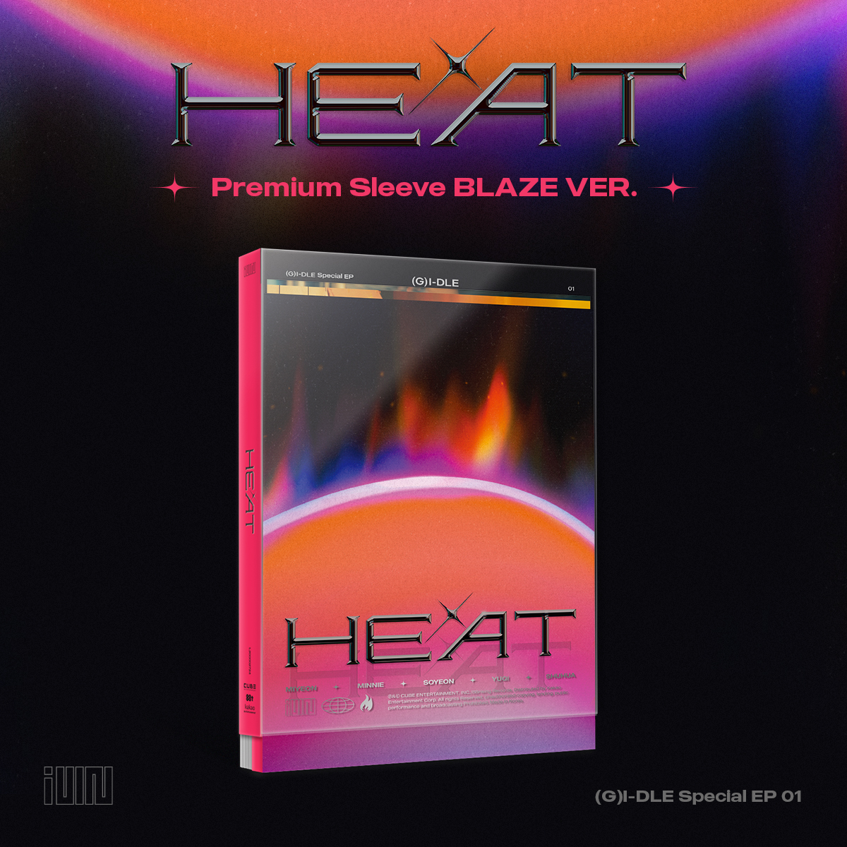 jp.ktown4u.com : (G)I-DLE - Special Album [HEAT] (BLAZE VER.)