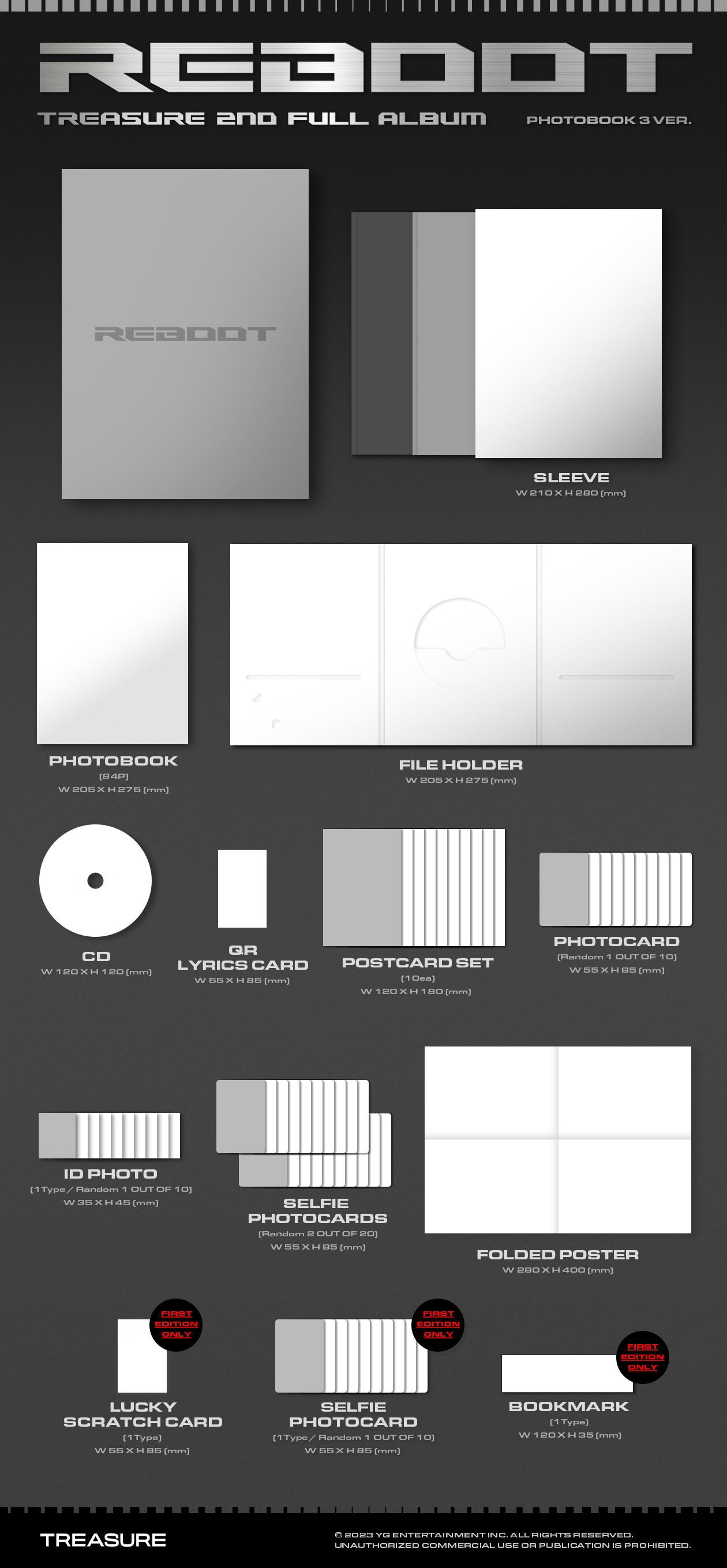 jp.ktown4u.com : TREASURE - 2ND FULL ALBUM [REBOOT] PHOTOBOOK VER