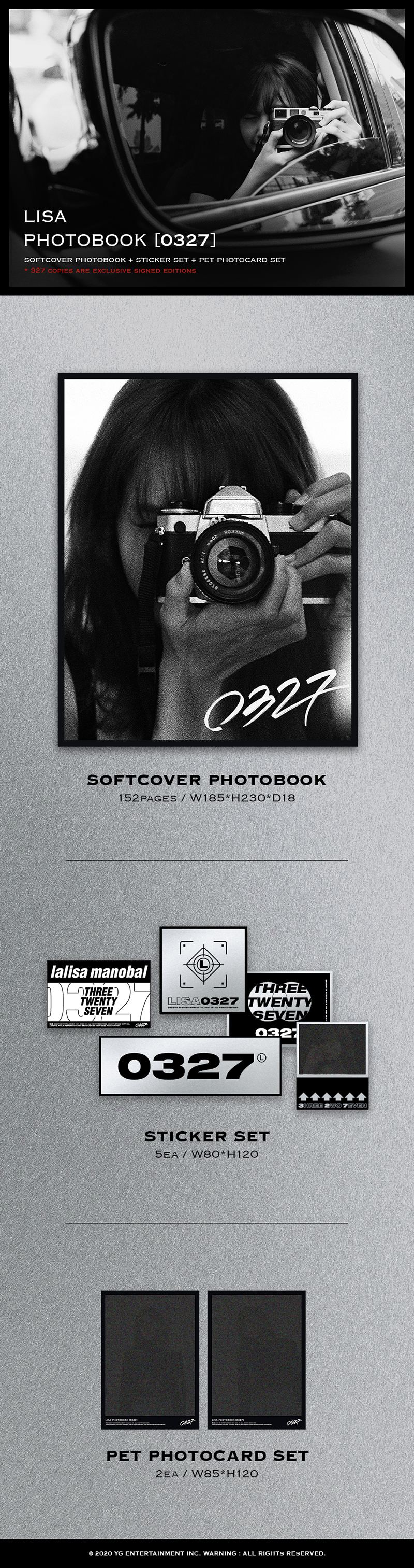 BLACKPINK リサ LISA photobook 0327 トレカ - K-POP/アジア