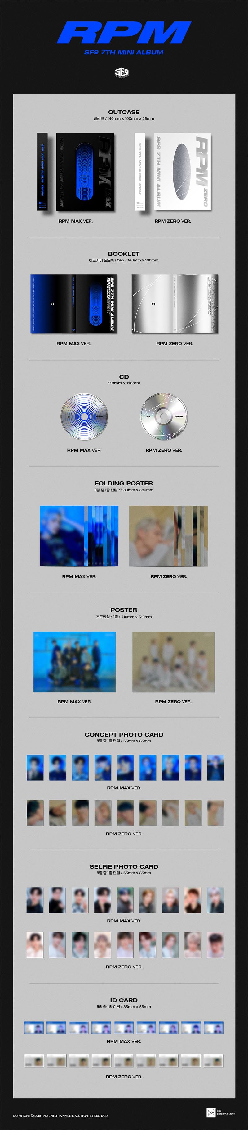 SF9 RPM ZERO ver. トレカ SF9 RPM ZERO ver. トレカ SF9/JAE YOON / Ura-Hazu with